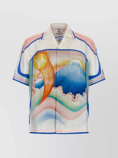 CASABLANCA 'DREAM OF MOUNT FUJI' SHIRT