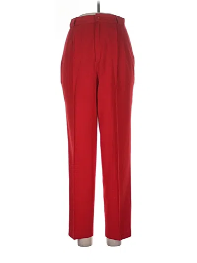 Pre-owned Casablanca Dress Pants In Red