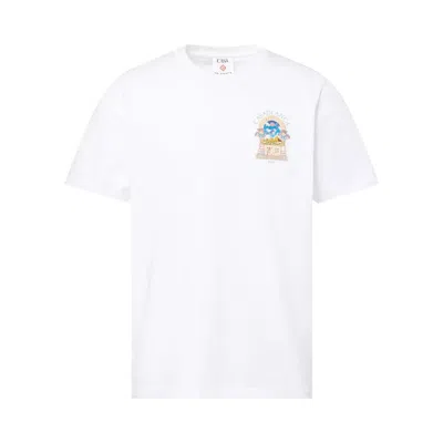 Pre-owned Casablanca Egyptian Arch Classic T-shirt 'white' | Men's Size Xxl