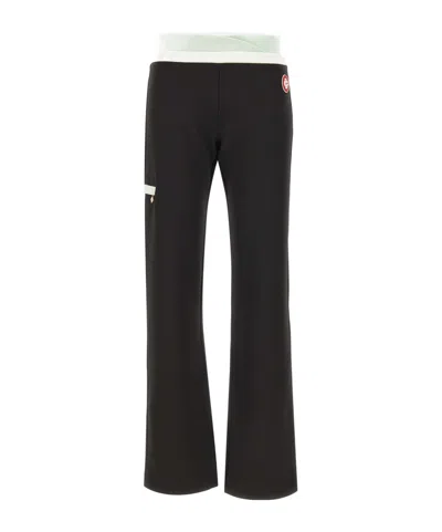 Casablanca Elastic Waist Casual Pants In Black