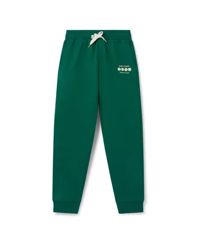 Casablanca Elastic Waist Casual Pants In Green
