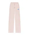 Casablanca Pink Greek Temple Patch Open Hem Lounge Pants In Nude