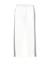 Casablanca Elastic Waist Casual Pants In White