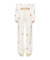Casablanca White Elements En Crayon Lounge Pants In White