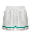 Casablanca Elastic Waist Shorts