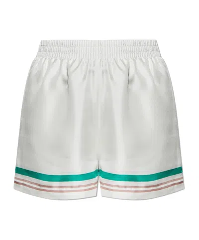 Casablanca Elastic Waist Shorts