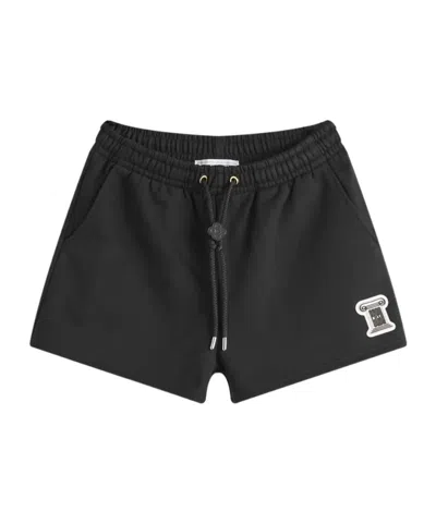 Casablanca Elastic Waist Shorts In Black