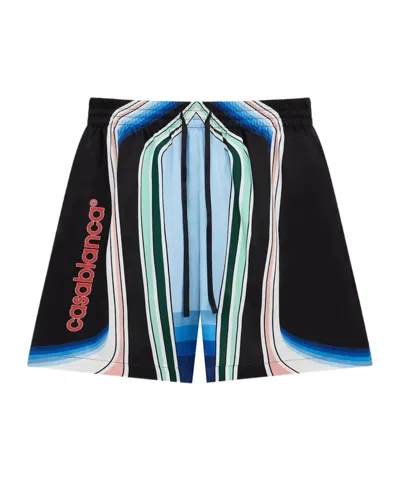 CASABLANCA ELASTIC WAIST SHORTS