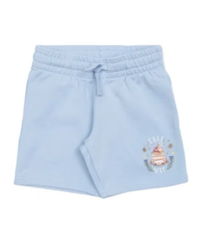 Casablanca Kids' Elastic Waist Shorts In Blue