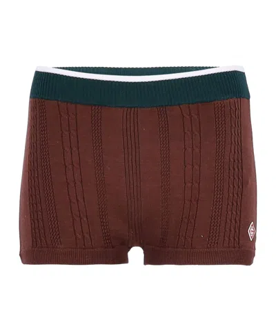 Casablanca Chicano Shorts In Brown