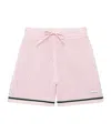 Casablanca Drawstring Polo Shorts In Pink