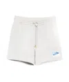 Casablanca Greek Temple Patch Track Shorts In Gray