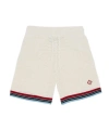Casablanca Chevron Crochet Bermuda Shorts In White