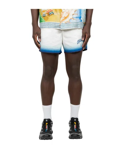 CASABLANCA CASABLANCA SEA LOGO PRINTED SWIM SHORTS