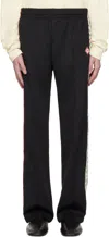 Casablanca Elastic Waist Track Pants In Black