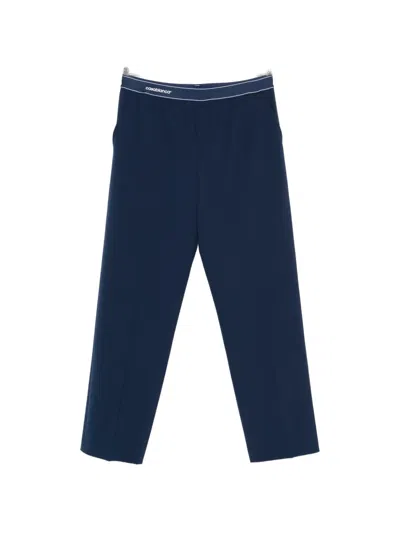 Casablanca Elasticated Waist Trousers In Blue