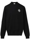 Casablanca Pearl Diamond Cc Patch Sweatshirt In Pearl Diamond Patch