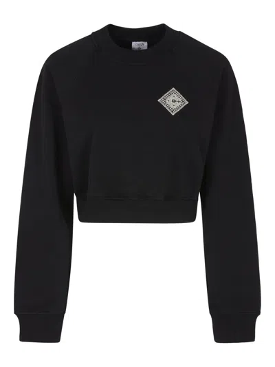 Casablanca Embellished Logo Sweatershirt In Black