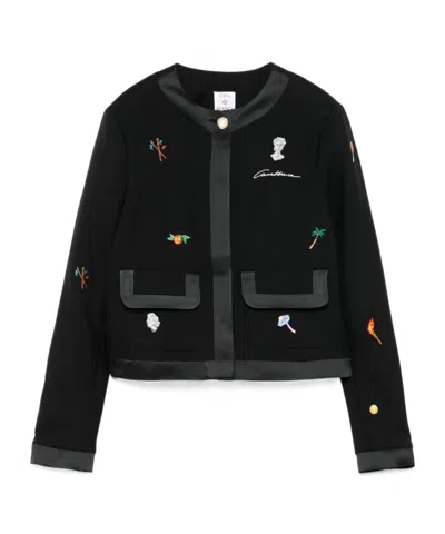 CASABLANCA EMBROIDERED CASUAL JACKET