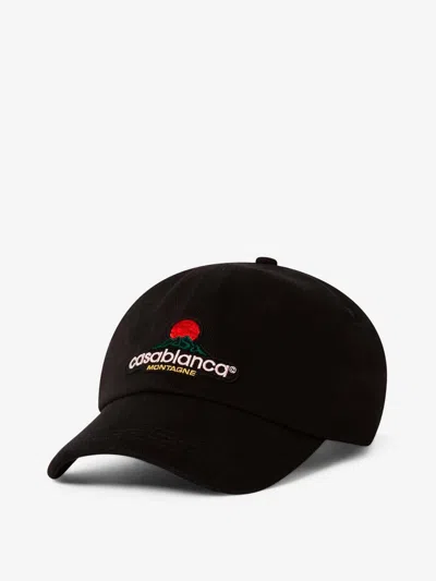 Casablanca Embroidered Logo Cap In Black