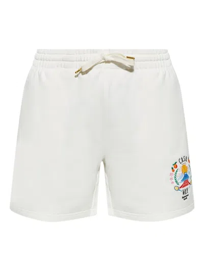 Casablanca Embroidered-logo Shorts
