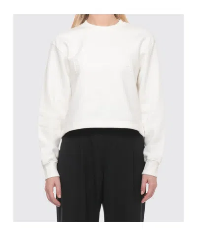 Casablanca Embroidered Logo Sweatshirt In White