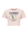 Casablanca Equipement Sportif Printed Baby T-shirt In Nude