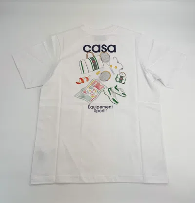Casablanca Equipment Sportif Prtinted T-shirt In White