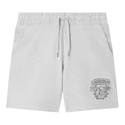 Pre-owned Casablanca Eveil Ancestral Applique Classic Shorts 'grey' | Men's Size S