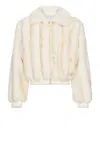 CASABLANCA FAUX FUR JACKET