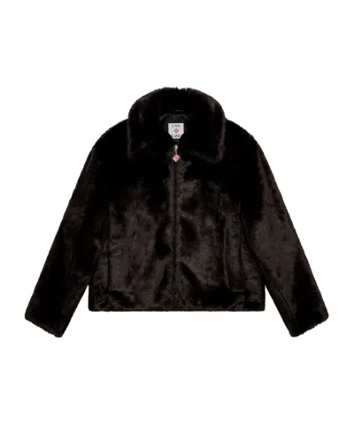 CASABLANCA FAUX FUR ZIPPER CASUAL JACKET