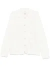 Casablanca Faux-pearl-embellished Cardigan In Neutrals