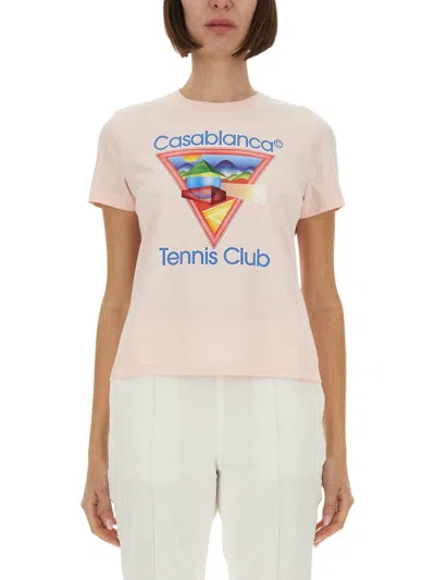CASABLANCA CASABLANCA FITTED T-SHIRT