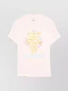 Casablanca Fitted T-shirt With Diamond Column Print