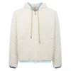 Casablanca Jacquard Fleece Jacket With Monogram In White