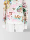 Casablanca Floral Design Long Sleeve Shirt In Multi