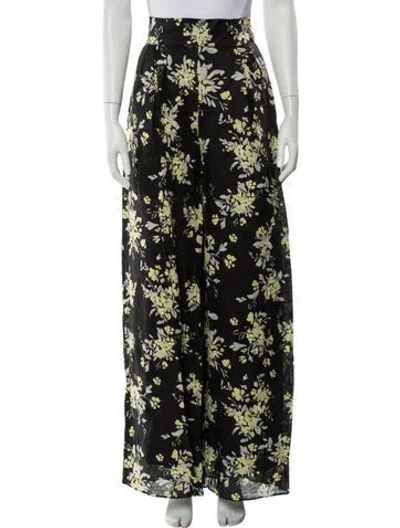 Pre-owned Casablanca Floral Print Mini Skirt W/ Tags In White