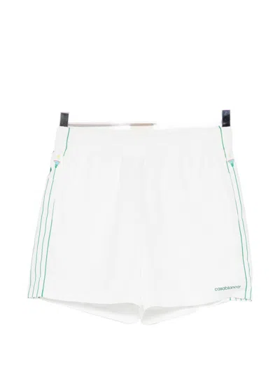 Casablanca Floral Printed Mini Shorts For Men In Metallic