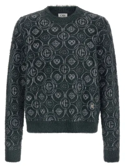 CASABLANCA CASABLANCA 'FLUFFY MONOGRAM' SWEATER