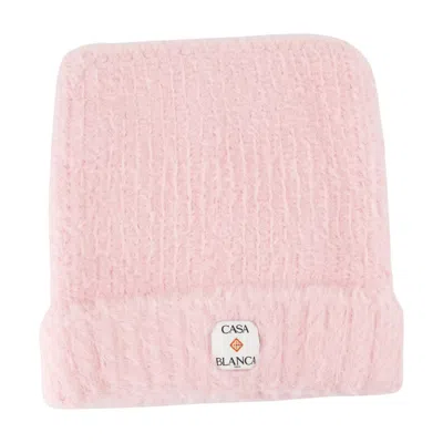 CASABLANCA CASABLANCA FLUFFY SQUARE BEANIE