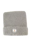 Casablanca Fluffy Square Beanie In Gray