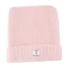 Casablanca Fluffy Square Beanie In Pink