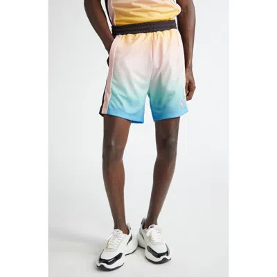 Casablanca Multicolor Pastel Gradient Football Shorts
