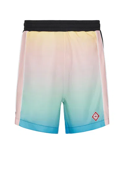 Casablanca Multicolor Pastel Gradient Football Shorts