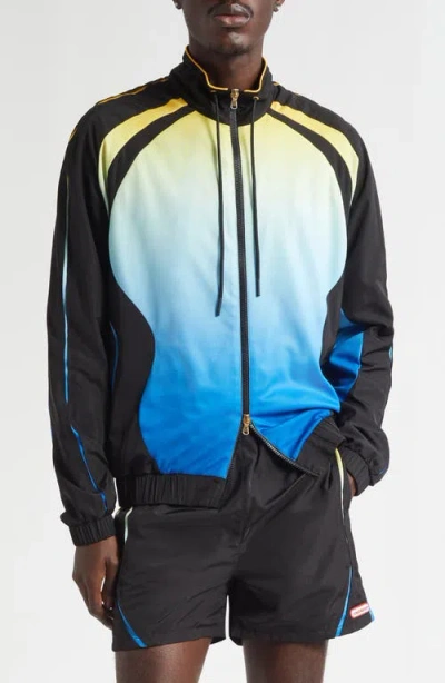 CASABLANCA CASABLANCA FOOTBALL WINDBREAKER JACKET