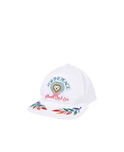 Casablanca For The Peace Baseball Cap In White