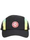 Casablanca Frog Gradient Baseball Cap In Black