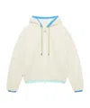 Casablanca Monogram Jacquard Oversized Fleece Jacket In White