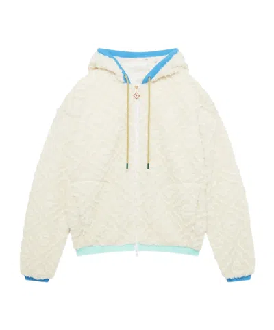 CASABLANCA FRONT ZIPPER SWEATSHIRT