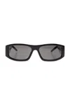 Casablanca Rectangular Sunglasses In Black